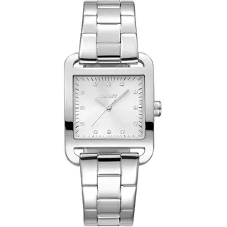 Dkny City Midi 27 Mm Damenuhr - Silver Grey / Silver Grey / Mineral - One Size