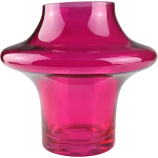 AM Design Dekovase »Klassische, runde Vase aus pinkfarbenem Glas« stilvolles Accessoire für Ihre Blumen, pink
