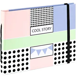 Hama Fotoalbum für Instax Mini (Fotobuch für ca. 20-30 Sofortbilder, Album zum einkleben und selbstgestalten) Pastell