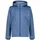 Zip Hood Dusty Blue Mel 50 Blau
