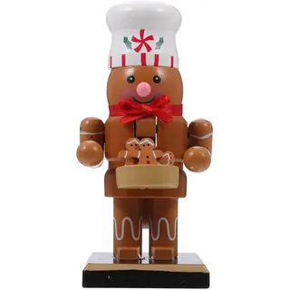 Nussknacker Holzfiguren Lebkuchenmann Soldat Figur: Weihnachtsfiguren Weihnachten Deko Figuren Dekofigur Puppe Holz Weihnachtsdeko Kinderzimmer Wohnzimmer Tischdeko Geschenke Xmas Deko Objekt