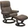 Relaxsessel Mayfair Leder 75 x 99 x 73 cm Braun mit Hocker