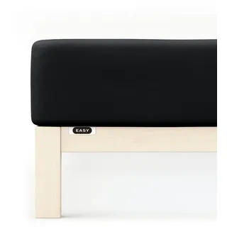 Easy Jersey 90 x 200 - 100 x 220 cm off black