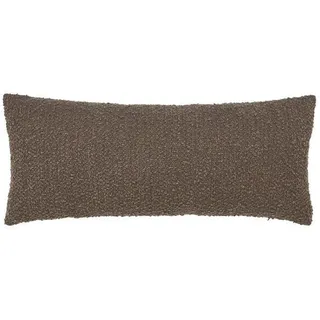 Kissenhülle , Braun , Textil , Uni , 35x80 cm , Heimtextilien, Bezüge, Kissenbezüge