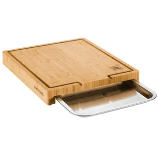 Zwilling Schneidbrett mit Auffangschale 1-tlg. 39 x 30 cm Bambus/Braun