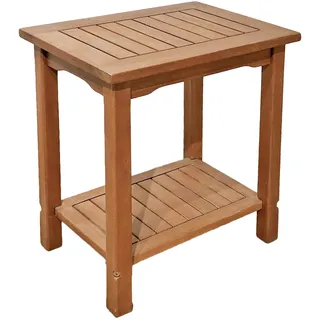 Garden Pleasure Gartentisch 35 x 50 x 50 cm Braun