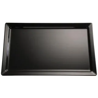 APS 83592 Tablett Pure, 40 x 30 cm, Höhe 3 cm, Melamin, schwarz