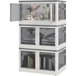 Homcom Aufbewahrungskiste 60 x 42 x 34 cm 5-tlg. weiß