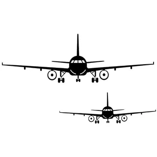 LELE LIFE 2 Stück Flugzeug Wandaufkleber, abnehmbare DIY Flugzeug Wandtattoo für Wohnzimmer Schlafzimmer Home Decor, Cool Art Wandbild für Kinder Jungen, Eindecker