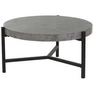 Beliani Couchtisch grau/Betonoptik 70 cm Bonita , Holzwerkstoff , 70x42x70 cm , Wohnzimmer, Wohnzimmertische, Couchtische