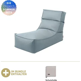 Blomus Outdoor-Lounger -STAY- inkl. GRATIS Schutzhülle Ocean - Grau