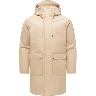 Kurzmantel RAGWEAR "Funktionsmantel Mr Them Long Light YOUMODO", Herren, Gr. XXL, beige (sand), Obermaterial: 80% Polyester PES. 20% Nylon NY.  Obermaterial: Futter: 100% Polyester PES., Mäntel Kurzmantel