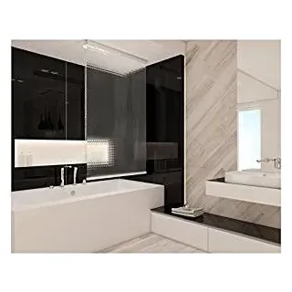 Maßanfertigung Halb-Kassetten Duschrollo Modell 3d Mosaik - Länge und Breite nach Maß