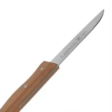 May 2 x Solingen Küchenmesser - Kleines Solinger Allzweckmesser für die Küche - Gemüsemesser - Obstmesser - Schälmesser - Edelstahl rostfrei - Heft aus Echtholz