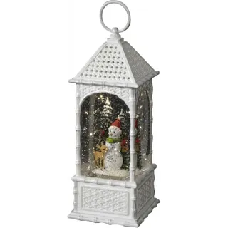 Konstsmide 4305-200, Leichte Dekorationsfigur, Silber, Weiß, Kunststoff, IP20, 5 h, Schwarz - Silber, Weiß