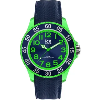 ICE-Watch ICE cartoon Dino 34 Silikongehäuse Blau Grün Silikonarmband Dunkelblau S