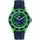 ICE cartoon Dino 34 Silikongehäuse Blau Grün Silikonarmband Dunkelblau S