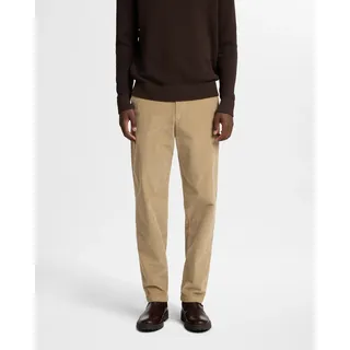 SELECTED Cordhose "SLH196-STRAIGHT MILES CORD PANT W NOOS", chinchilla