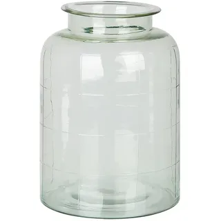 Beliani Blumenvase Glas grün Vindaloo , Grün , Mode , 35 cm , Dekoration, Vasen, Glasvasen