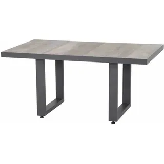Siena Garden Gartentisch Corido Rechteckig Anthrazit/Matt 140 cm x 85 cm