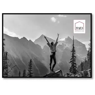 Haes Deco Kunststoff-Fotorahmen Easy Frame  schwarz 40x50 cm