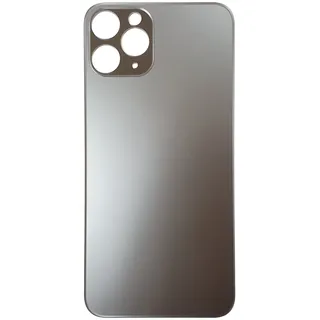 Smartex® Rückseite Glas Akkudeckel Ersatz kompatibel mit iPhone 11 Pro| Rückglas KEIN Logo (Schwarz)