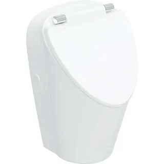 Geberit Renova S Urinal, mit Deckel, Zulauf von hinten, Abgang hinten und unten, 330x310x550mm, 503.110.00.8, Farbe: weiß / KeraTect