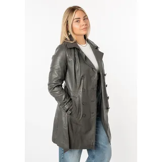 Mauritius Ledermantel »GWTaresa« mit Bindegürtel, 2 Stk. Leder-Trenchcoat mit Bindegürtel