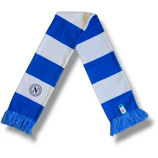 3R Sport SSC Napoli Schlauchschal mit Bestickung, 100% Acryl, Hellblau, Weiß, Blau