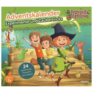 Franzis 67202 - Adventskalender Petronella Apfelmus - Experimente und Zaubertricks, 24 spannende Versuche zum Advent, fü