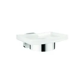 Tesa ELEGAANT 40628-00000-00 Seifenschale Chrom (glänzend), Weiß (satiniert)