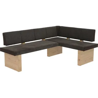 Hela Eckbank Linn, Beidseitig montierbar, Braun, Artisan Eiche, li-re Belastbakeit ca. 300kg, Maß 200x140x83cm