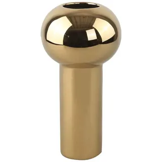 Cooee Design - Vase, Flower vase - Pillar - Ceramic - Gold - Height 24 cm.