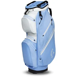 Callaway Golf Chase Dry wasserdichte Cartbag, 2025, Silber/Hortensie