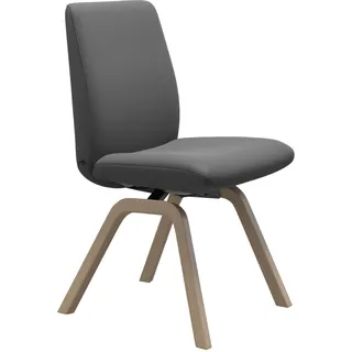 Stressless® Polsterstuhl »Laurel« () Low Back, Größe L, mit schräggestellten Beinen in Eiche gekalkt, grau