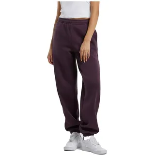 Build Your Brand Fluffy Trainingshose - Plum Purple - 5XL