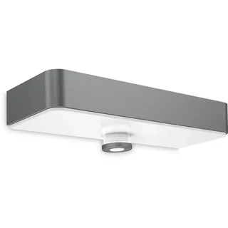 Steinel Solarleuchte Metall 24,2x5,3x9,1 cm inkl. Bewegungsmelder anthrazit