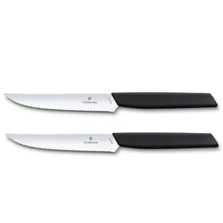 Victorinox Swiss Modern Steakmesser 12 cm 2-tlg. Schwarz rostfrei
