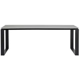 ebuy24 Gartentisch, Martinus, Schwarz, Hdpe, 210 x 100 x 75 cm , Kunststoff , 210x75x100 cm , Gartenmöbel, Gartentische