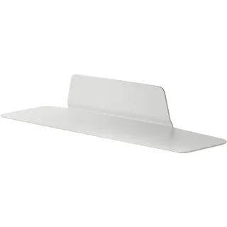 Normann Copenhagen Wandregal Jet aus Aluminium in der Farbe Weiß mit einer Länge von 80 cm, 600992