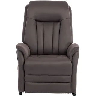 Duo Collection TV-Sessel Siena Mikrofaser 77 x 110 x 88 cm Braun elektrisch