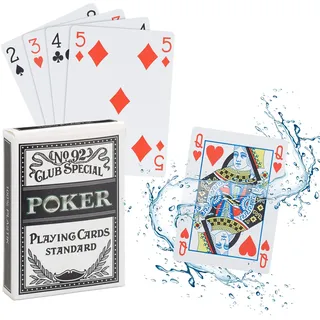 Relaxdays Pokerkarten (Deutsch, Französisch, Italienisch,