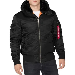 Alpha Industries MA-1 Hooded schwarz