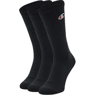 Champion Unisex Socken 3er Pack schwarz