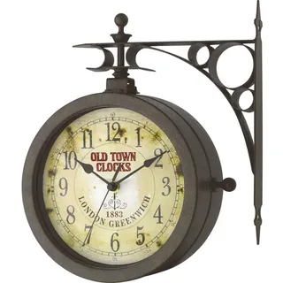 TFA Nostalgie Wanduhr 29,0 cm 60.3011 braun