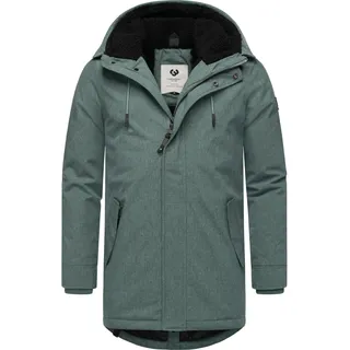 Kurzmantel RAGWEAR "Kurzmantel Mr Smithem YOUMODO", Herren, Gr. M, grün (dusty grün25), Obermaterial: 100% Polyester PES.  Obermaterial: Futter: 100% Polyester PES. 100% Polyester PES., Mäntel Kurzmantel