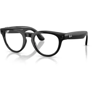 Ray-ban Headliner Meta Gen 2 Photochrome Sonnenbrille - Shiny Black - Transitions Sapphire/CAT1-3 - 50