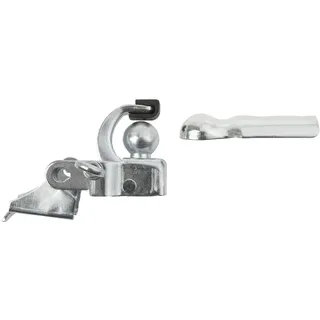 Ventura Anhängerkupplung zur Montage an der Sattelklemme, silber