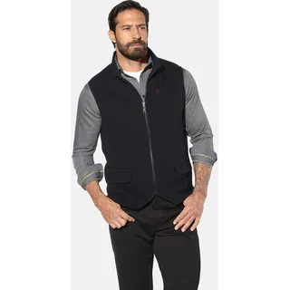 Sweatweste JAN VANDERSTORM "Sweatweste LINDBORG", Herren, Gr. L, schwarz, Obermaterial: 55% Baumwolle CO. 45% Polyester COOLMAX PES(Coolmax)., Westen Sweatweste