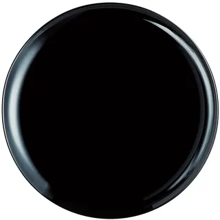 CreaTable Luminarc Friends Time Pizzateller, Glas, 32 cm, Schwarz